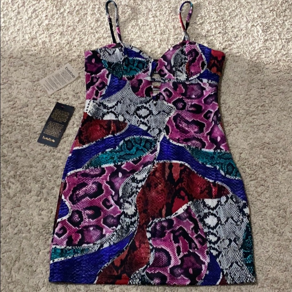 Strappy Multi Cheetah Print Dress